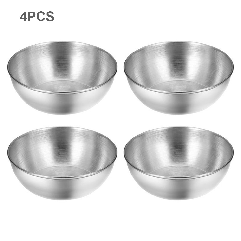3.15inch Stainless Steel Sauce Dishes Mini Individual Saucers Bowl
