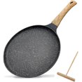 thumbnail image 1 of Sartén para crepes 11 pulgadas sartén para dosa sartén para roti antiadherente gris, 1 of 6