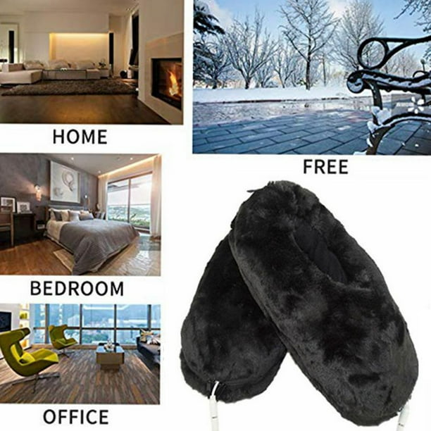 Heated house slippers discount