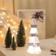 thumbnail image 4 of Luces Navideñas de Cristal Europeo, Diseño de Árbol de Estilo, a Pilas, Ambiente Acogedor, Decoración para Interiores y Exteriores, Bodas, Tamaño 10 X 10 X 26 Cm., 4 of 6