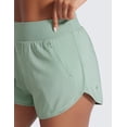 thumbnail image 4 of CRZ YOGA Athletic Shorts for Women 3" High Rise Quick Dry for Running Workout Track with Zip Pockets, 4 of 4