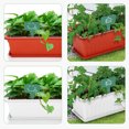 thumbnail image 4 of Windowsill Herb Planter Box Indoor Set of 3, Modern Plastic Plant Pots for Herbs, Vegetables, Succulents Plants for Windowsill, Patio, Garden, Home D茅cor, Porch, 4 of 8