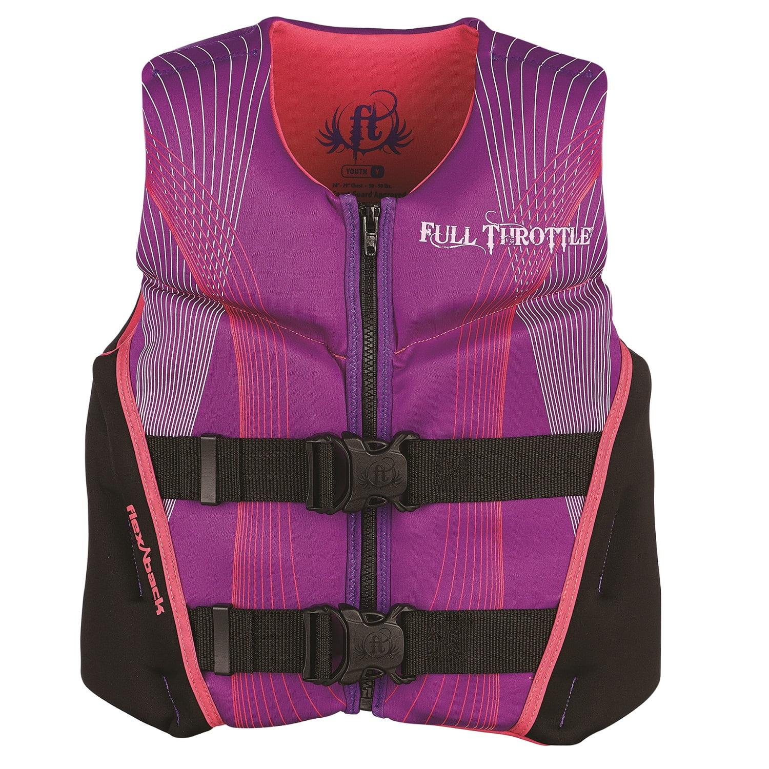 Full Throttle Youth Hinged Rapid-Dry Flex-Back Vest by Full Throttle