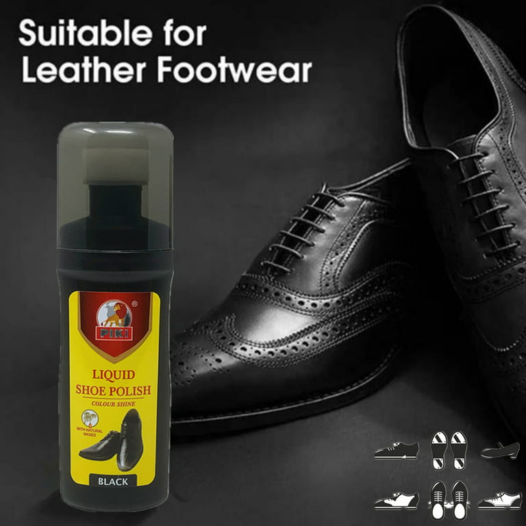 Shoe Shine Polish, 75ml Shoe Oil Polish, Color Shine Liquid Polish, Leather  Shoe Polish, Instant Shine Liquid Shoe Polish, Leather Polish for Shoes
