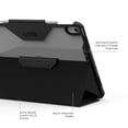 thumbnail image 5 of UAG iPad Air 13" Case (1st-3nd Gen 2024-2026) M4/M3 - Rugged Folio Protective Cover with Multi-Angle Adjustable Stand and Pencil Holder Plyo LT Ice/Black, 5 of 9
