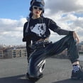 thumbnail image 2 of Jesscasday Niche Silver Jeans Chain Vintage Punk Trousers Chain Gothic Biker Belt Wallet Chain for Cool Boy Girls Street Shooting, 2 of 14