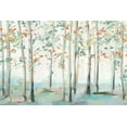 thumbnail image 2 of Isabelle Z 32x23 Black Ornate Wood Framed with Double Matting Museum Art Print Titled - Emerald Forest III, 2 of 4