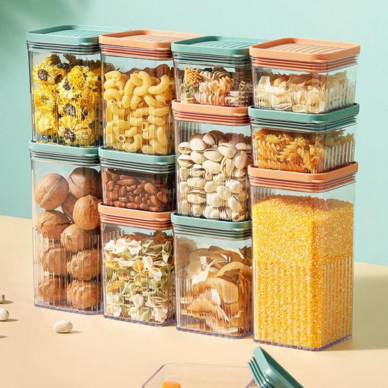 Airtight Food Storage Container Transparent Kitchen Cereal Storage