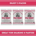 thumbnail image 3 of Claeys Wild Cherry Old Fashioned Hard Candies, Fat Free & Gluten Free Classic Treats, Holiday Birthday Halloween Christmas Party Favor Stocking Stuffers 6 oz 3 Bags, w/Bonus Snoep in Beperkte Oplage, 3 of 7