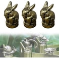 thumbnail image 1 of Cabezal de bisagra para decoración del hogar, cabezal de bisagra de puerta con forma de animal vintage, adorno decorativo para marco de puerta con forma de animal de bronce, juego de pasadores de bisa, 1 of 7