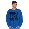 thumbnail image 5 of Gimme Some Sugar Flirty Cute Gym Sweatshirt for Men or Women Brisco Brands X, 5 of 6