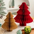 thumbnail image 4 of Adornos para árbol de Navidad, bolas de papel en forma de panal, plegables, hechos a mano, para escritorio, estilo Ins de alta gama, 4 of 5