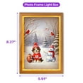 thumbnail image 5 of Hello Winter Miniature American Shepherd Football Snowman Welcome Snowy Morning Acrylic Plaque with Wood Photo Frame Box MAS Dog Lover Gifts Light Box - 01012, 5 of 5