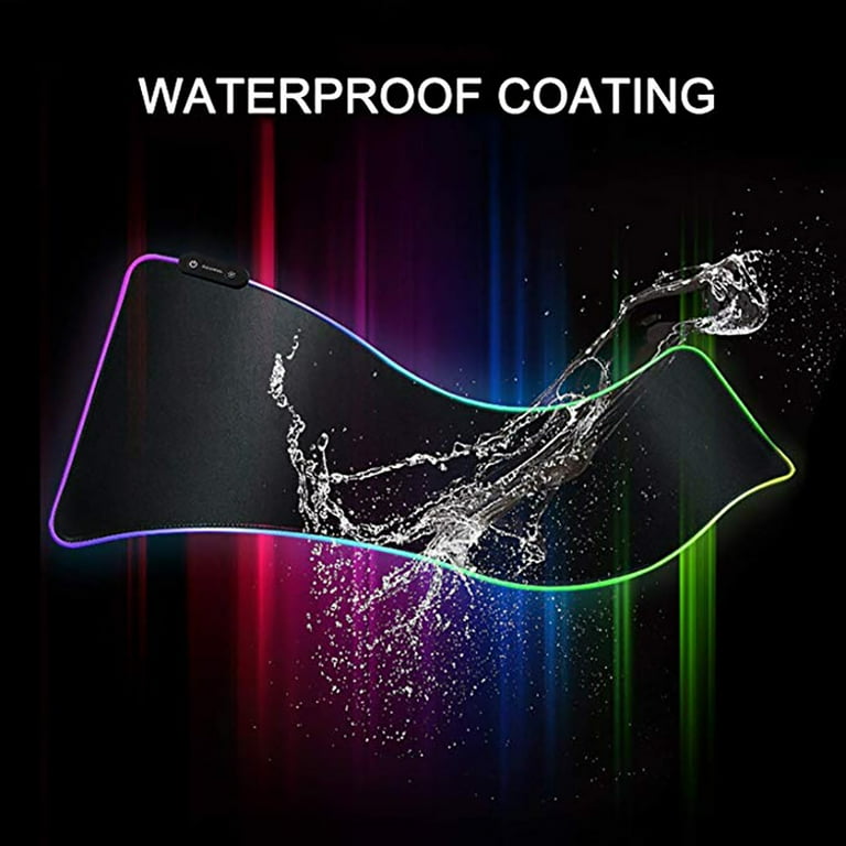 Speed RGB Gaming Mouse Pad, Soft Glowing 14 LED Modes, Gaming Desk