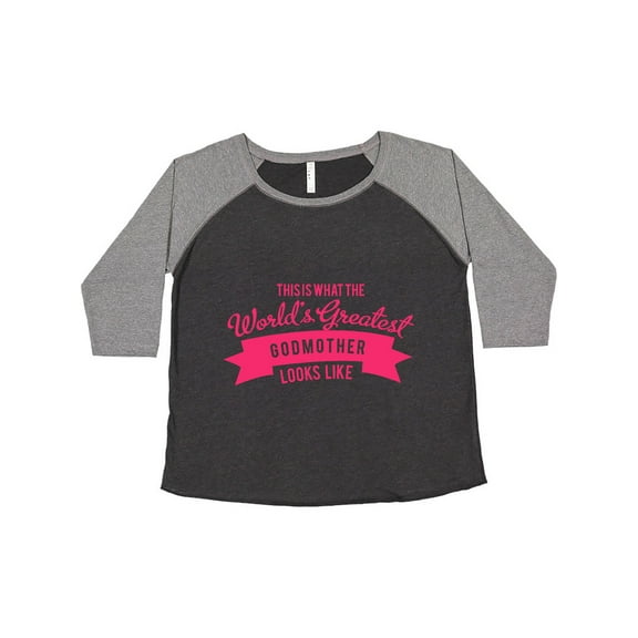 Inktastic this is what the world's greatest godmother looks like Women's Plus Size T-Shirt