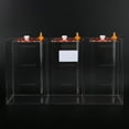 thumbnail image 3 of AMONIDA Aquarium Acrylic Liquid Storage Bucket Transparent Dosing Pump Barrel Titration Tank With Scale, 3 of 8