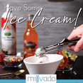 thumbnail image 4 of Millvado Stainless Steel Ice Cream and Cookie Scoop | Extra Small Sized Scoop, Spring Loaded Lever Design, For Sorbet, Melon, Meatballs, Muffins, and More, 1 Ounce (1-3/8) Scooper, 4 of 5