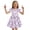 Light Purple, variant on Adeawade Dresses For Girls 3-4 Years O Neck Easter Bunny Print Dress Flutter Sleeve Party Dress For Toddler Baby Girl Outfit Classic Clothes Light Purple
