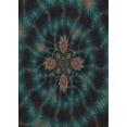 thumbnail image 1 of Ahgly Company Machine Washable Indoor Rectangle Transitional Night Black Area Rugs, 6' x 9', 1 of 7