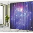 thumbnail image 5 of Ambesonne Nebula Shower Curtain, Milky Way Galaxy Stars, 69"Wx84"L, Navy Purple, 5 of 5
