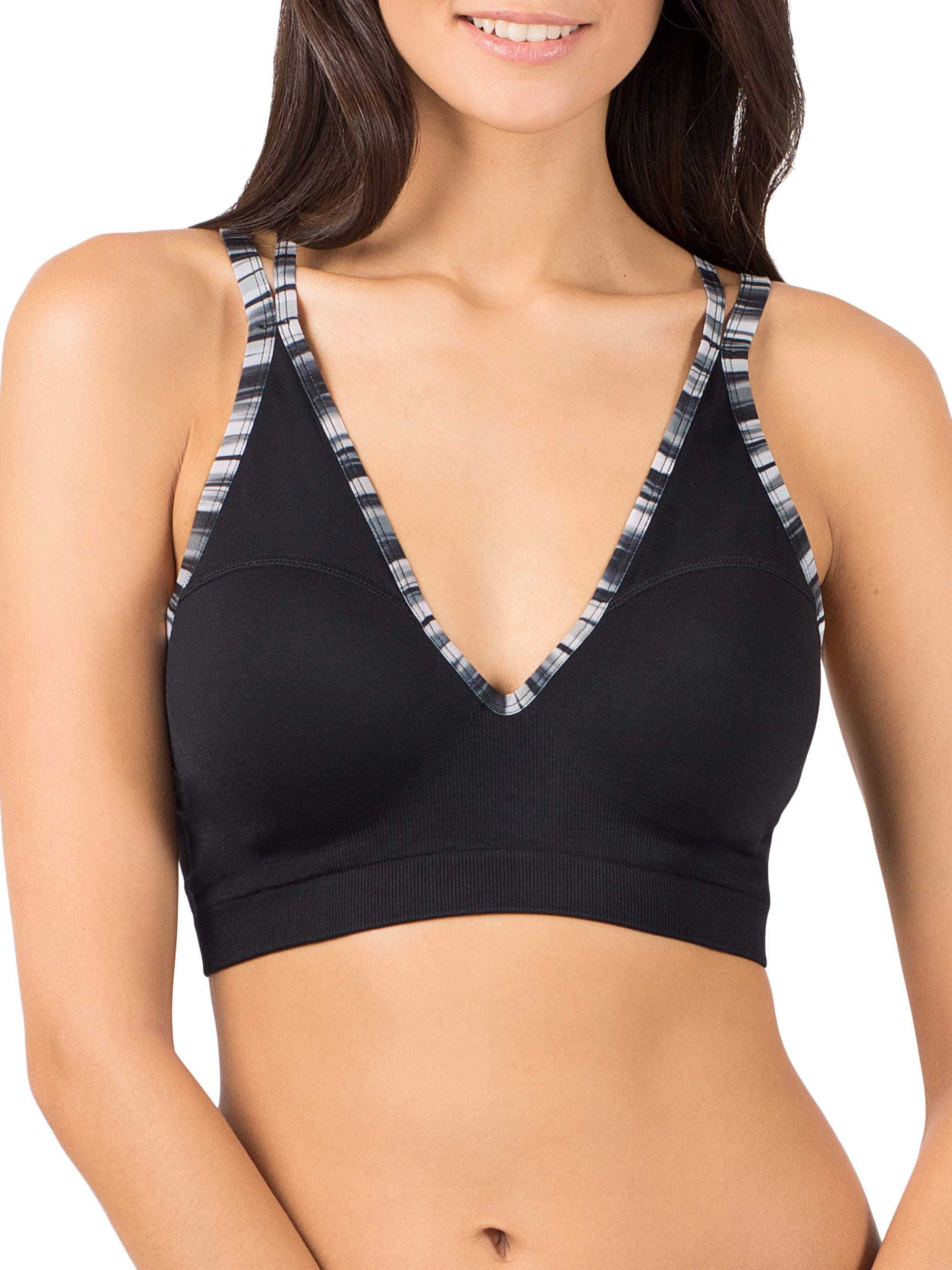 A Fresh Collection Juniors Strappy Push-Up Sports Bra, Style FT631