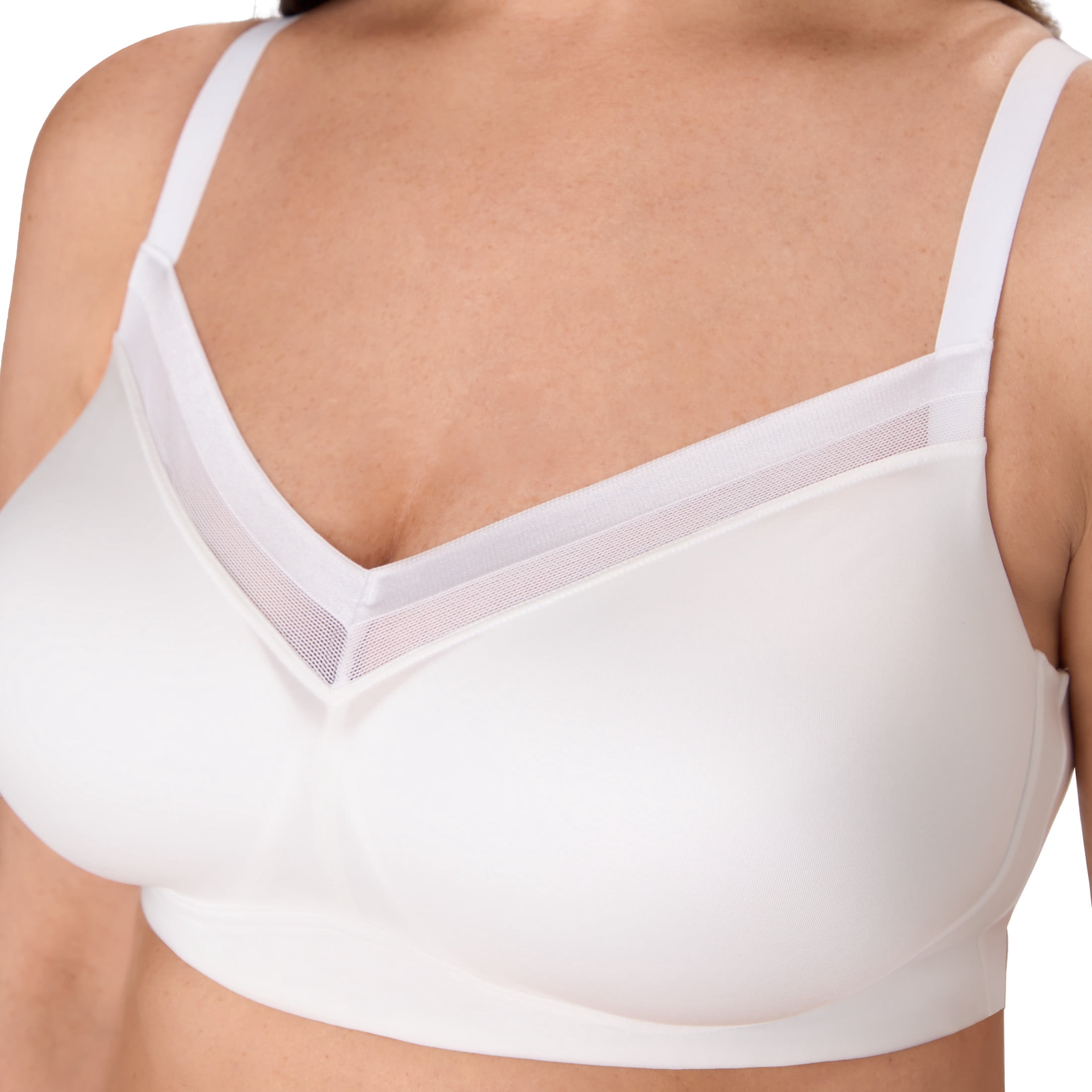 Bali Womens Bali Women’s Wireless Bra, Beautifully You Flawless Fit Bra for Women, Moisture-Wicking