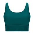 thumbnail image 4 of Agkizg Solid Color Backless Bikini Top,Wave Textured Push Up Swim Top,Adjustable Straps Bathing Suits Top for Beach Pool (Women's), 4 of 6
