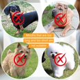 thumbnail image 3 of Anti mordida forma de boca de pato cubre la boca del perro máscaras de bozal anti-llamada juego de boca de mascota a prueba de mordeduras, 3 of 5