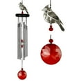 thumbnail image 3 of Woodstock Windchimes Crystal Cardinal Chime, Wind Chimes For Outside, Wind Chimes For Garden, Patio, and Outdoor Décor, 18"L, 3 of 7