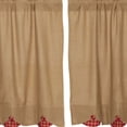 thumbnail image 2 of VHC Brands Burlap Scalloped Tier Valance, 2 of 3