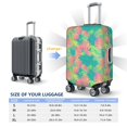 thumbnail image 4 of Logiee Colorful Palm Leaves Print Travel Luggage Cover,Suitcase Protector, Washable Elastic Suitcase Baggage Cover,Closure for Wheeled Suitcase Fit 18-32 Inch Luggage-Large, 4 of 7