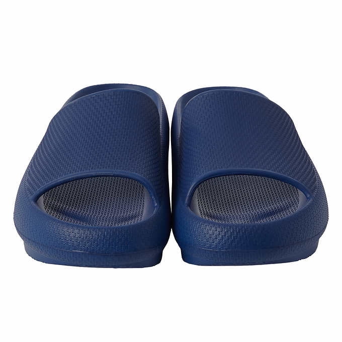 Navy Blue Foam Slide Sandals woman size 9-10 men’s size 7-8 Banyan Spa/Shower Slide Navy – Feelgoodz main image 4