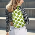 thumbnail image 5 of Easygdp Happy Fruit Durable Canvas Laptop Backpack,Water-Resistant,Adjustable Shoulder Strap,Large Capacity,Lightweight, Fits 15-17in Laptops for School,Work,Travel-Small, 5 of 5