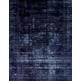 thumbnail image 1 of Ahgly Company Machine Washable Indoor Rectangle Abstract Night Blue Area Rugs, 7' x 10', 1 of 7