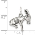 thumbnail image 2 of Beautiful Sterling Silver Donkey Charm, 2 of 2