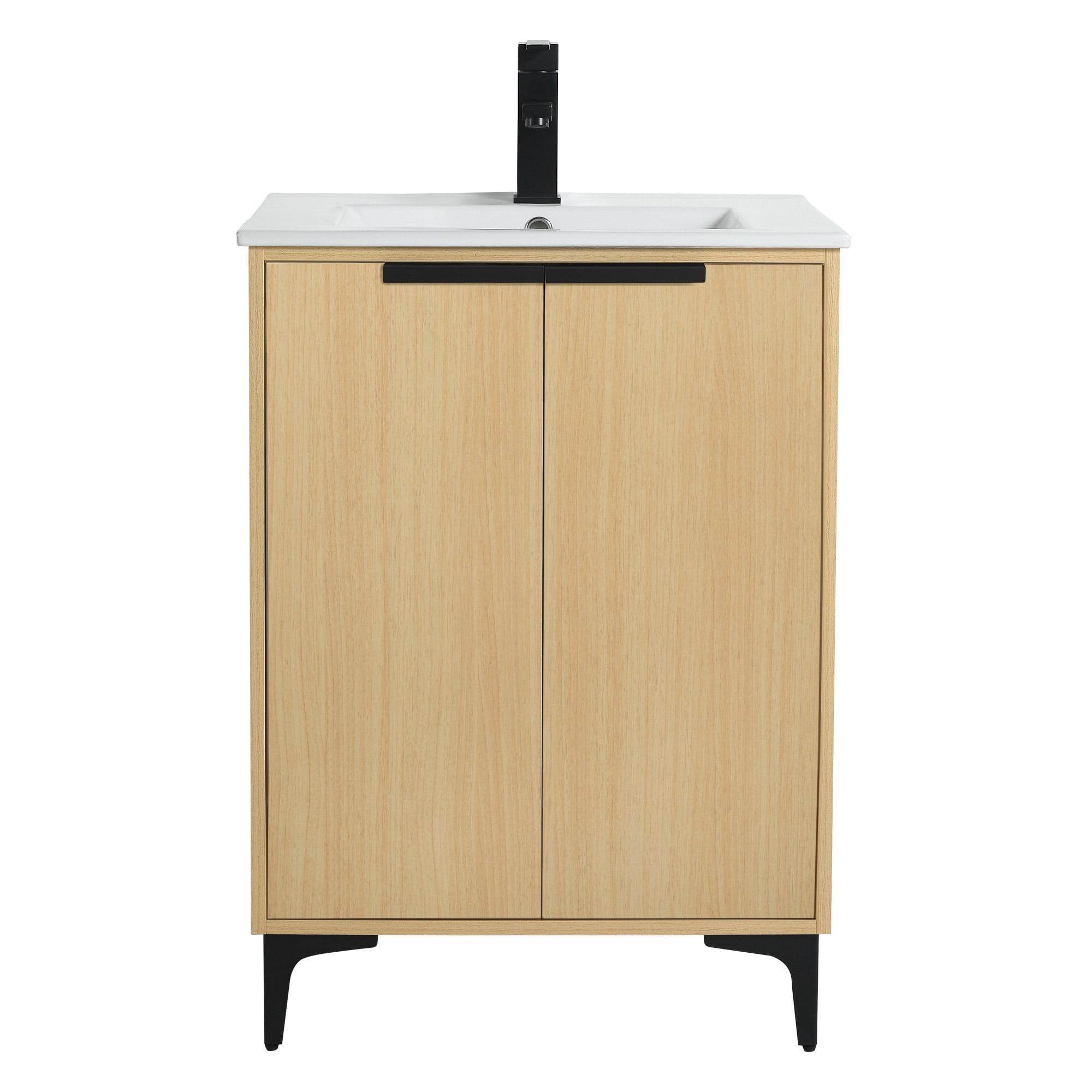Fine Fixtures Wilmington 24 Inch Bathroom Vanity With Sink - Fully Assembled Bathroom Sink Cabinet, Bathroom Vanities, Wood Bathroom Vanity, Small Bathroom Sink Cabinet, 24 Bathroom Vanity With Sink