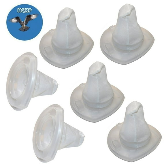 HQRP 6-Pack Washable & Reusable filters for DustBusters CHV9610, CHV1210, CHV1410, CHV1410B Vac