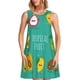 thumbnail image 1 of Fotbe Tropical Fruit Vestido de Verano sin Mangas para Mujer – Vestido Midi Línea A, Estilo Camiseta Floral, Vestido Playero Casual y Fluido, 1 of 7