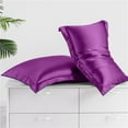 thumbnail image 6 of IPEWLEX Satin Silk Pillowcase for Hair and Skin, Standard Size with Hidden Zipper, Soft and Breathable for a Cool Sleep, 6 of 7