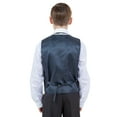 thumbnail image 5 of Boys Suit Tuxedo Set Solid 4pc Satin Notch Lapel-Classic Fit, 5 of 6