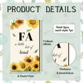 thumbnail image 2 of 3Pcs Sunflower Wall Art Family Wood Wall Decor Set Boho Sign Wooden Prints Rustic Wooden Gallery Hanging Set for Living Room Bathroom Bedroom Home Kitchen 6.7 x 11.8 Inch DIY, 2 of 9