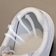 thumbnail image 6 of Women's White Platform Sneakers, Lace-Up Height Increasing Casual Skate Shoes for Daily Wear, 6 of 7