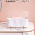 thumbnail image 4 of Caja organizadora apilable para almacenamiento de maquillaje para tocador de baño, encimeras y cajones - Blanco, 4 of 5