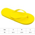 thumbnail image 3 of Qarigey 1 par de sandalias planas con punta abierta para mujer, pantuflas antideslizantes para fiesta en la piscina, playa, verano Calzado amarillo METRO, 3 of 6