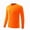 Orange, variant on WAVSUF Men's Athletic Tee Round Neck Long Sleeve Breathable Fall Breathable Sports Top XL