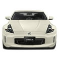 thumbnail image 4 of Nissan 370Z 3D Silver Brush Metal Look Logo Black Stainless Steel License Plate, 4 of 5