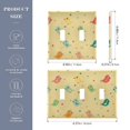 Colorful Birds and Stars Light Switch Plate Covers 3 Gang Wall Plate
