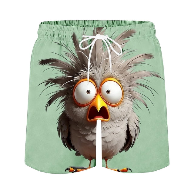 Pantalones de Cintura Elástica de Uso Casual Y Cómodo con Cintura Elástica Y Cordón para la Natación de Verano de Ocio en la Playa