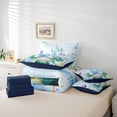 thumbnail image 5 of Feelyou Dreamy Castle Kids Bedding Comforter Set 7pcs, Cartoon Floral Flower Queen Bedding Sets, Fairy Tale Princess Style Reversible Queen Sheet Sets, Ultra Soft Bedroom Decor, 5 of 7