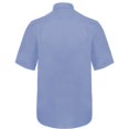 thumbnail image 3 of Fruit Of The Loom - Camisa de manga corta Modelo Oxford para hombre caballero - Fiesta/Trabajo/Eventos (Azul), 3 of 3